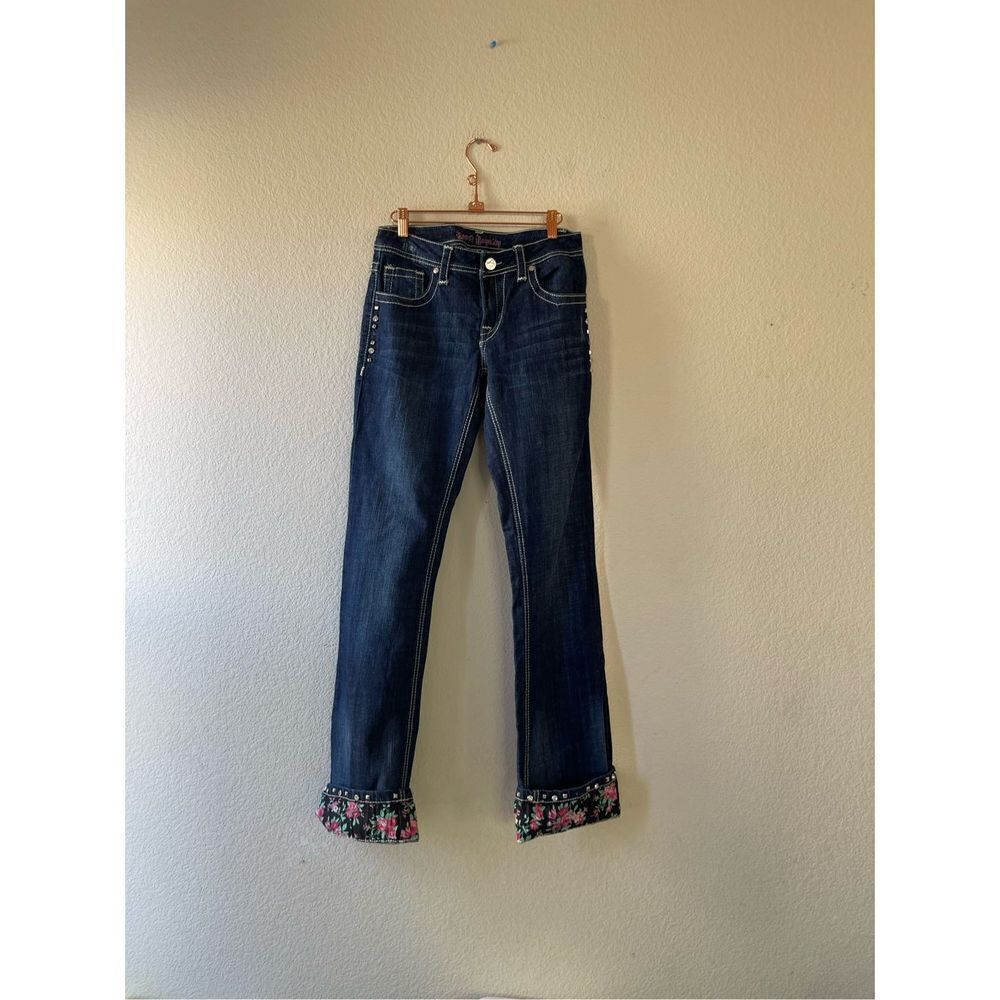 Ranch royalty western studded distressed jeans size‎ 3
